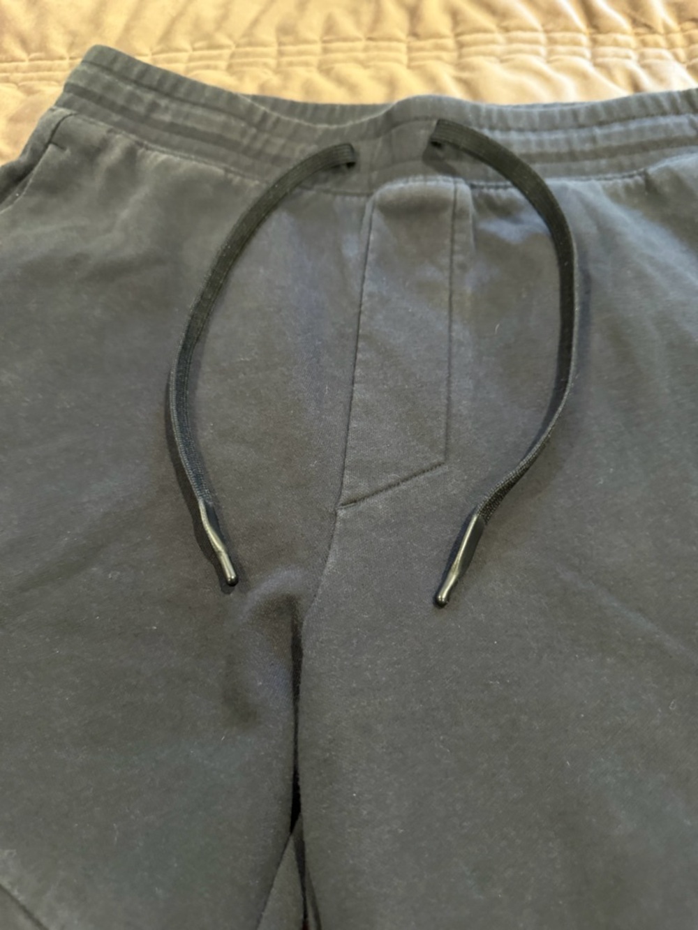 3 pr men’s sweatpants - 2 sz M grey goodfellow & co and 1 blk sz S All in motion - Picture 7 of 9